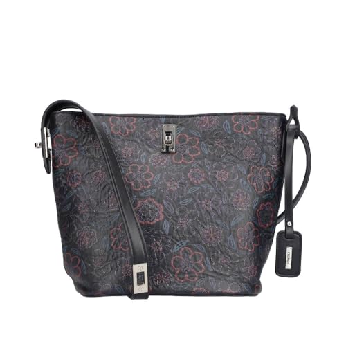 Rieker H1657 sac à main femme aux finitions soignées et détails métalliques