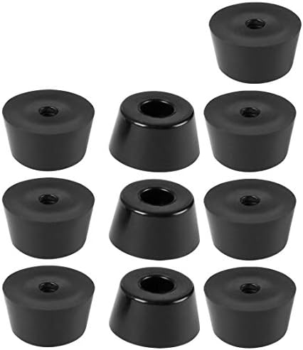 Sourcing Map 12pcs Patin Pied Chaise Meuble Caoutchouc Tampon Pare-choc Embout