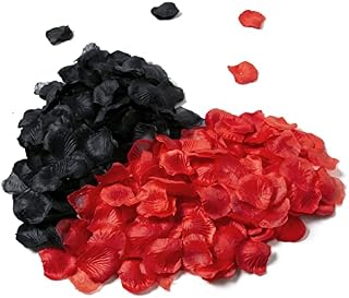 Senteria 3000 Pcs Rose Petals Artificial Silk Flower Petals for Confetti Table Valentine's Day Wedding Party Flower Petals Decoration(red)