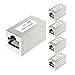 WANSUPYIN 2024 5Pcs CAT5e RJ45 Inline Coupler Keystone Jack, RJ45 Coupler in Line Coupler Ethernet Cable Extender Adapter Female to Female