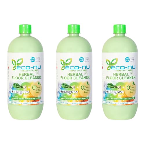 ECO-NU Lemongrass Based Herbal Floor Cleaner Set of 3 | 1 Liter Each (B0CL4Y8HTV) Amazon Price History, Amazon Price Tracker
