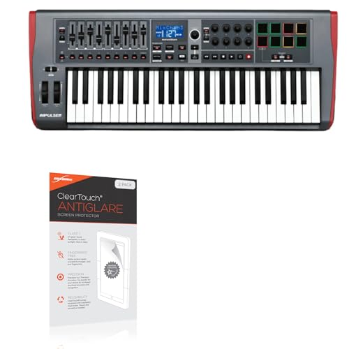 BoxWave Screen Protector Compatible with Novation Impulse 49 - ClearTouch Anti-Glare (2-Pack), Anti-Fingerprint Matte Film Skin