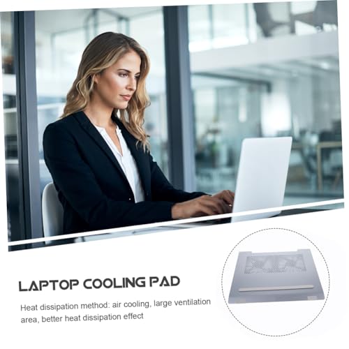 Base para Laptop de Aleación de Aluminio con Ventilador y Luz RGB miniatura 3