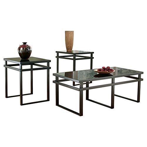 image for Signature Design by Ashley Laney Contemporary 3-Piece Table Set, Inclu