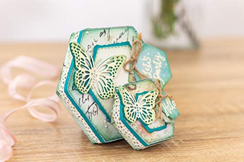 Crafter's Companion Gemini-Double-Sided Die-Dimensionals-Hexagon Box, One Size - Image 4