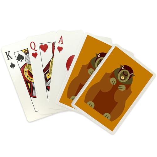 Baraja de cartas Gopher Geometric póker 52 piezas miniatura 2