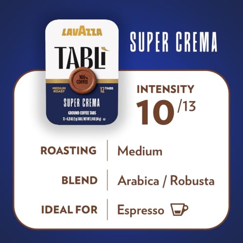 Lavazza Super Crema Espresso Tabs for Tablì Machines, Medium Roast (48 ct) - image 5
