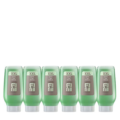 6x Wella EIMI Sculpt Force XXL Flubber Gel Extra stark - 250ml