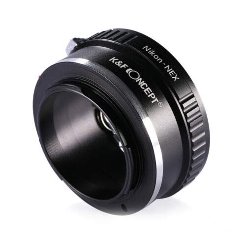 K&F Concept Lens Adapter Ring for Nikon F Auto K Ai Ais D to Sony E Mount a6000 a6300 a6500 a5000 a5100 a3500 a3000 Alpha A7 A7R a7S a7II a7RII a7SII a7III a7RIII and a9