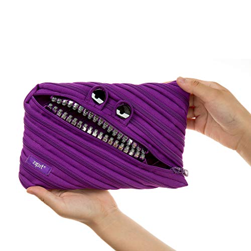 Image of ZIPIT Grillz Big Pencil Case /Cosmetic Makeup Bag, Purple
