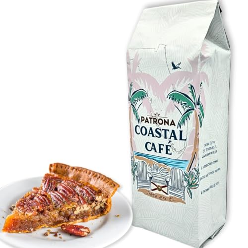 Patrona Coastal Cafe Southern Pecan Paradise Whole Bean Flavored Coffee, 12 oz Bag