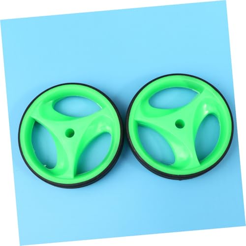 Conjunto de ruedas auxiliares de entrenamiento para bicicleta con soporte de 12-20 pulgadas para niños y estabilizador verde para bicicleta miniatura 4