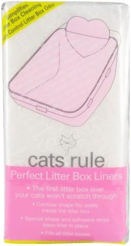 Cats Rule Perfect Litter Box Liners, 10 Pack