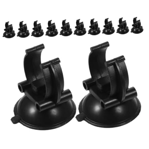 Parliky 水槽用エアポンプ取り付けブラケット Abs素材 エ ースホルダーブラケット カップクランプ