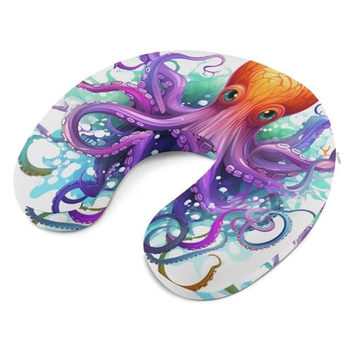 Almohada de espuma viscoelástica para viaje cervical miniatura 6