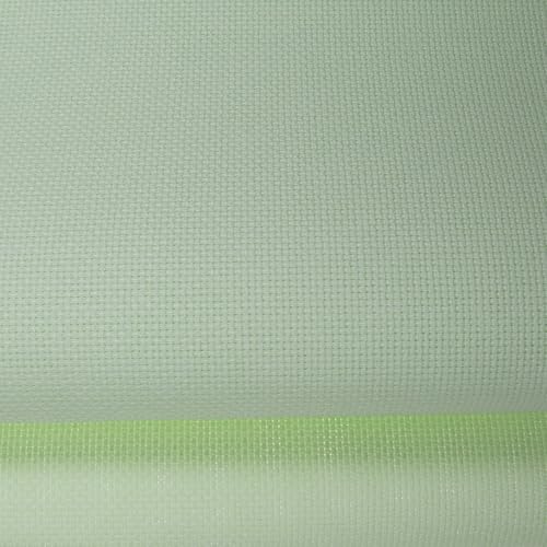 Image of KCS 16CT Counted Cotton Cross Stitch Aida Cloth Fabric (12 inch x 59 inch,Light Green)