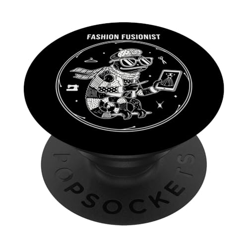 Fashion Fusionist Textile Designer Avant-Garde Emblem PopSockets Adhesive PopGrip