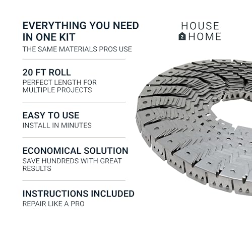 20ft Upholstery Metal Flexible Tack Strip Supplies, Curve Ease Grip for Furniture, Chairs, Sofa