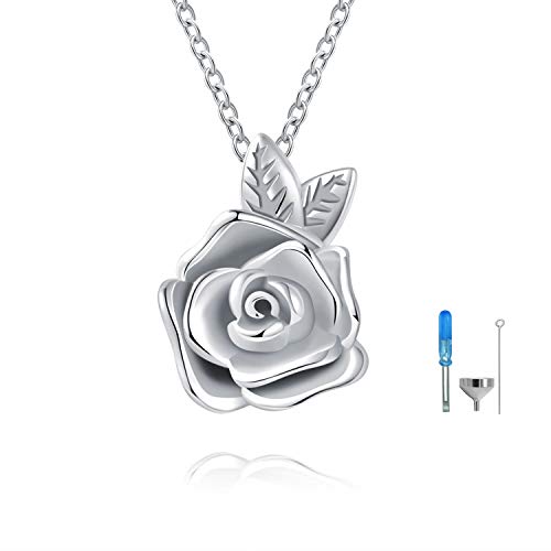 Pendentif urne rose en argent S925, le collier funéraire idéal pour offrir un soutien