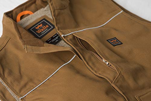 Walls Mens Super Duck Lined Vest Work Utility Outerwear, Pecan, Large Us #TOP5
