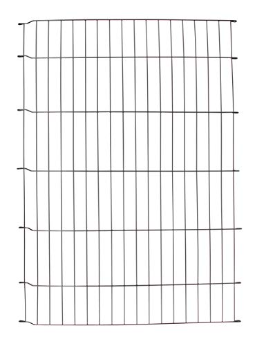 Kerbl Kleintiergehege (ø 143 cm, 8 Zaunelemente je 57 x 78 cm, Metall pulverbeschichtet, Gitterabstand 3 cm, Welpenauslauf, beliebig erweiterbar) 81715