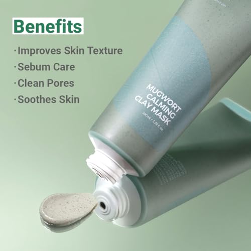 IsNtree Mugwort Calming Clay Mask 100ml, 3.38 fl.oz, 100 ml (Pack of 1) - Image 4