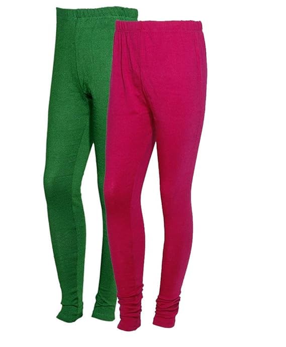 NE Collection Women Relaxed Woollen Legging (Green and Magenta)-picture-15