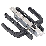 aqxreight Burglar Proof Silent Aluminum Alloy Heavy Duty Door Handle Lock Set for Enhanced Security - Ideal for Home and Office Entry Doors