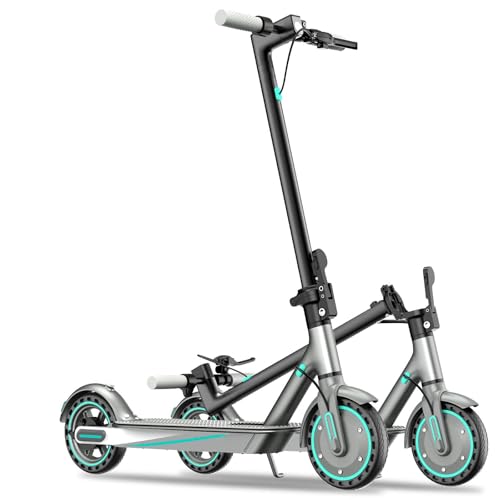 Monopattino Elettrico Adulto, 8.5' Pneumatici Solidi, Velocità Fino a 25 Km/h, 35Km di Autonomia, Carico massimo 120 kg, Monopattino Elettrico con Sistema di Controllo di Doppia frenata