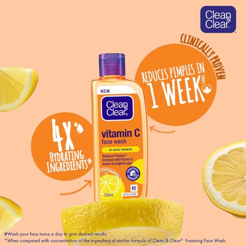 Image of Clean & Clear Vitamin C Face Wash 150ml