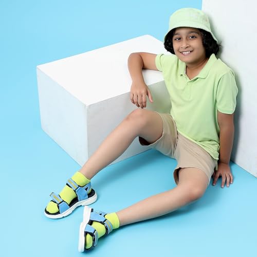 Image of TRASE Casual Sandals For Kids With Adjustable Straps | Flexible And Comfortable Kids Footwear | Trendy And Stylish Boys And Girls Sandals Ideal For Everyday Use