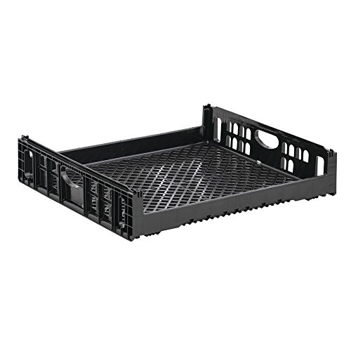 Orbis Black Plastic Stackable Bakery Tray 28 3/4"L x 26"W