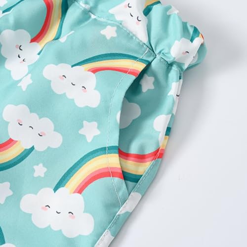 Toddler Girls Boys Baggy Swimwear Unisex Relaxed Printed Elastic Waist Swim Trunks Breathable Vacation Casual Pants4