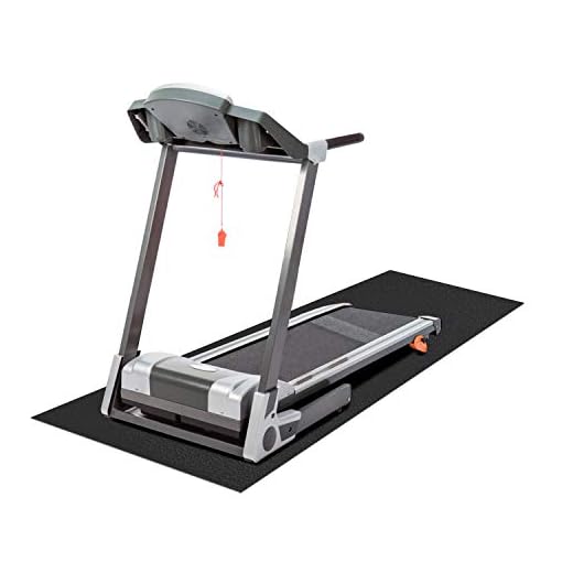 Treadmills Mat for Health & Fitness Exercise Equipment Mat- Anti Fatigue Floor Mat, Fitness Mat, Elliptical Mat, Jump Rope Mat, Gym Mat Used On Hard Floors and Carpet Protection 36"x60"