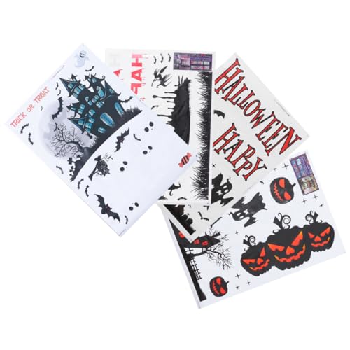 Décalcomanies Halloween pour fenêtre de salon et vitrine de magasin
