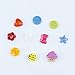 235 Bottoni Colorati In Resina - 10 Forme Diverse Per Cucito, Scrapbooking E Fai Da Te - Foto 11