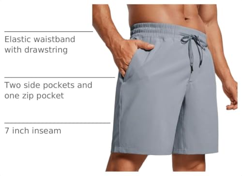 Image of CRZ YOGA Linerless Workout Shorts 7''