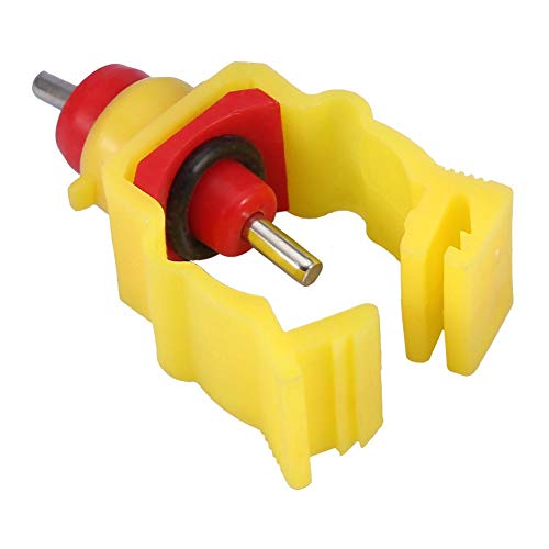 Automatic Chicken Waterer Feeder, 20PCS Capezzolo Distributore di Bevande per Pollame Abbeveratoi for Anatre, Oche, Quaglia, Hen, Turkeys (20 mm Tube) - immagine 7