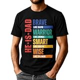 Men's Funny Dad Shirt for Daddy Short Sleeve Cool Father Graphic Tee Casual Top