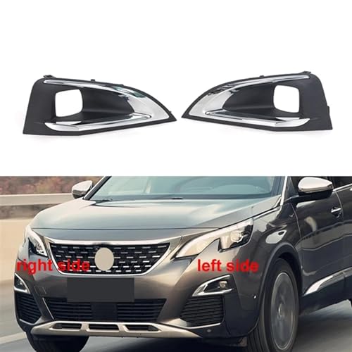 Parrilla delantera para parachoques de coche con cubierta de luz antiniebla sin sensor 5