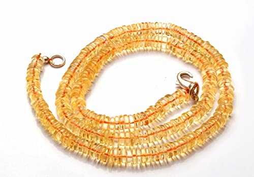 Citrin naturelle perles pneu 5mm pour réparer ou enfiler vos colliers