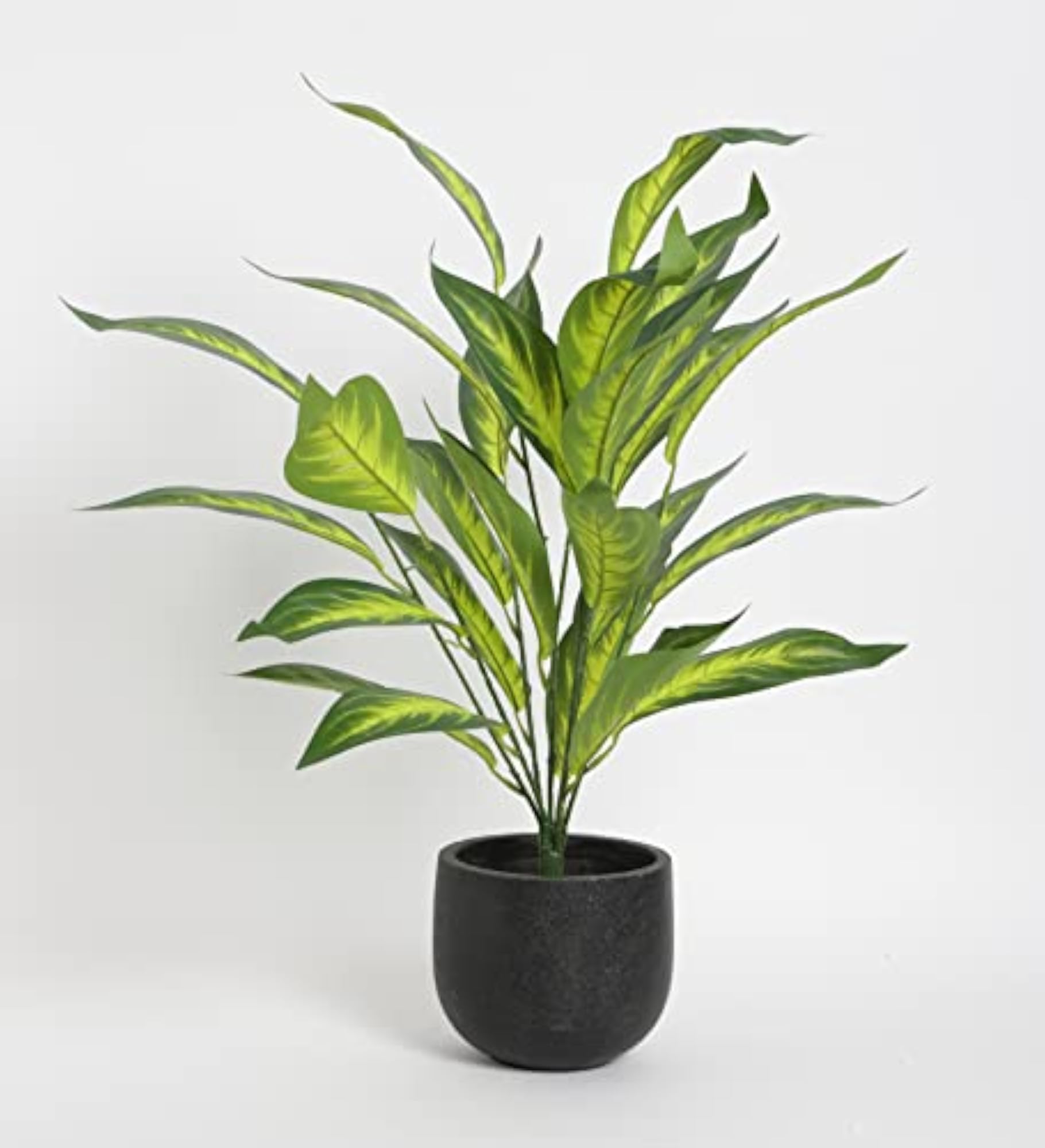 Artificial Green Iceton Croton Plant, Ornamental Decor