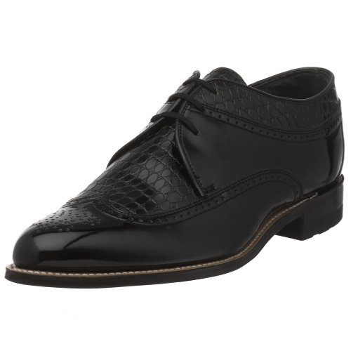 Stacy Adams Men's Dayton Wing-Tip Oxford,Black,12 D4