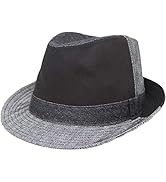 [エクサス]EXAS 中折れハット デニムクレイジー柄 大きいサイズ帽子最大65cm メンズ ブラック