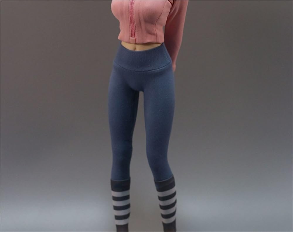 Pantalon figurine 1/6 bleu vêtement poupée articulée 30 cm - 4