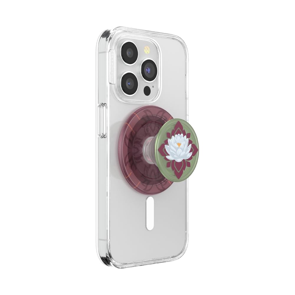 PopSockets Phone Grip for MagSafe, Secure Magnetic Phone Grip & Stand, Hands-Free Kickstand, Wireless Charging Compatible - Welcome to The White Lotus