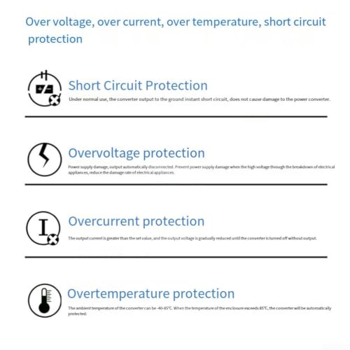 Convertidor CC-CC de 12V a 28V 30A para equipos exteriores 6