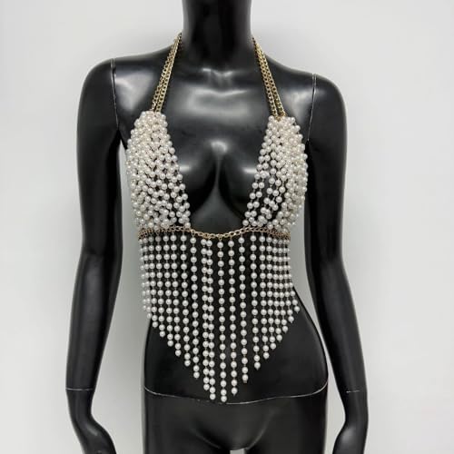 Accesorio de perlas de imitación de resina de moda para mujer 6