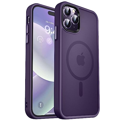 Image of MOCCA Magnetic Shockproof for iPhone 14 Pro Max Case,Deep Purple