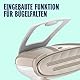 Conair Turbo ExtremeSteam Dampfglätter mit 5 EInstellungen | Dampfleistung 25g/Min. | Schnelle Aufheizzeit | 3 Aufsätze für feine und schwere Stoffe + Bügelfalten | weiß/beige